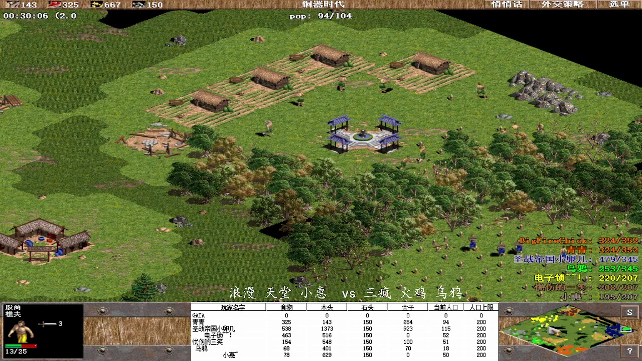 浪漫 天堂 小惠  0vs3 三疯 火鸡 乌鸦