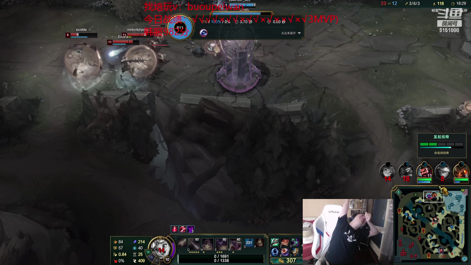 【2024-06-12 19点场】自宇666：韩服千分顶级中单教学！