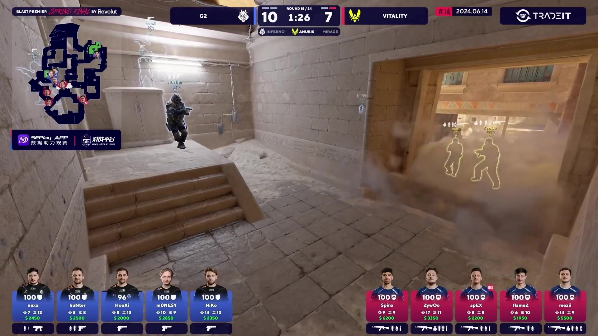 【2024-06-14 01点场】CSGO馒头：直播间搜不到了不好意思