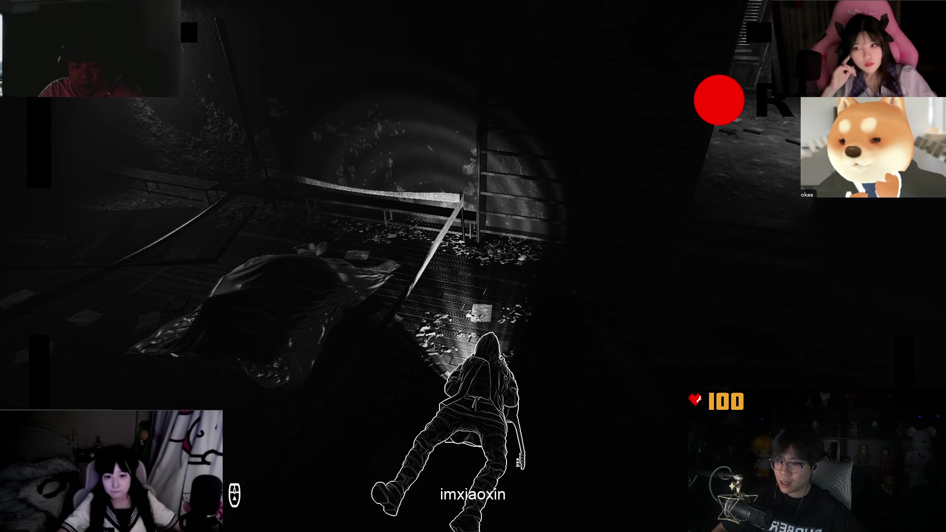 【2024-06-16 21点场】imxiaoxin：【✘-✘】黑白双煞 钻粉4倍