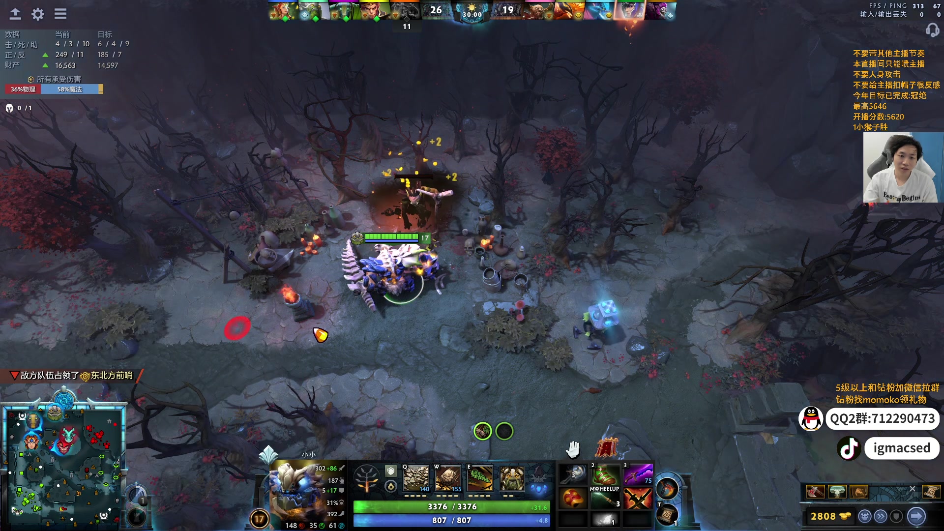 【2024-06-14 19点场】igmacsed：冠绝鹅:先僵尸后jk,在DOTA