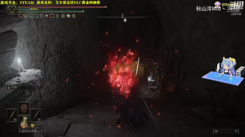 秋秋の艾尔登法环DLC黄金树幽影实况 BOSS死骑士