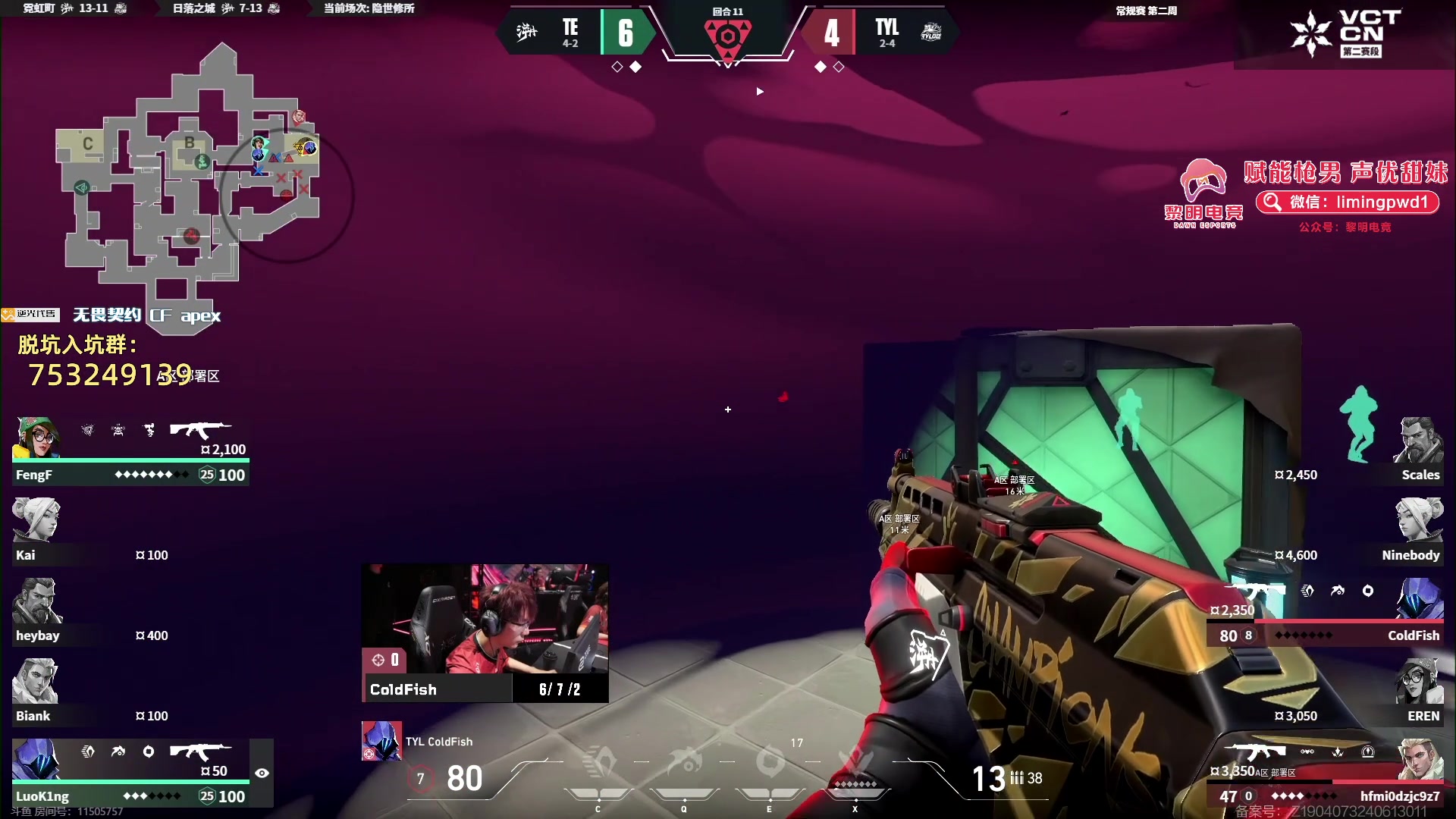 【2024-06-23 18点场】CSGO解说伟伟：VCTCN 天禄 VS TE BO3