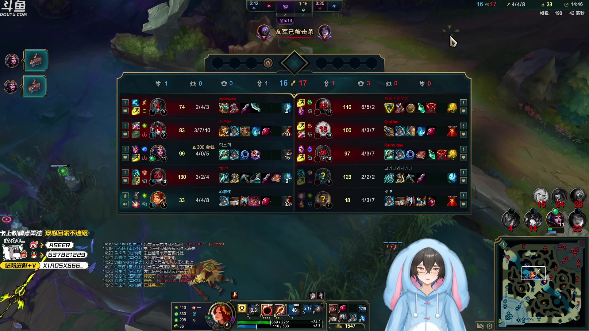 【2024-06-23 22点场】预言家lol：打打韩服 19389
