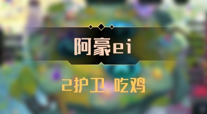 【阿豪ei】2护卫 吃鸡