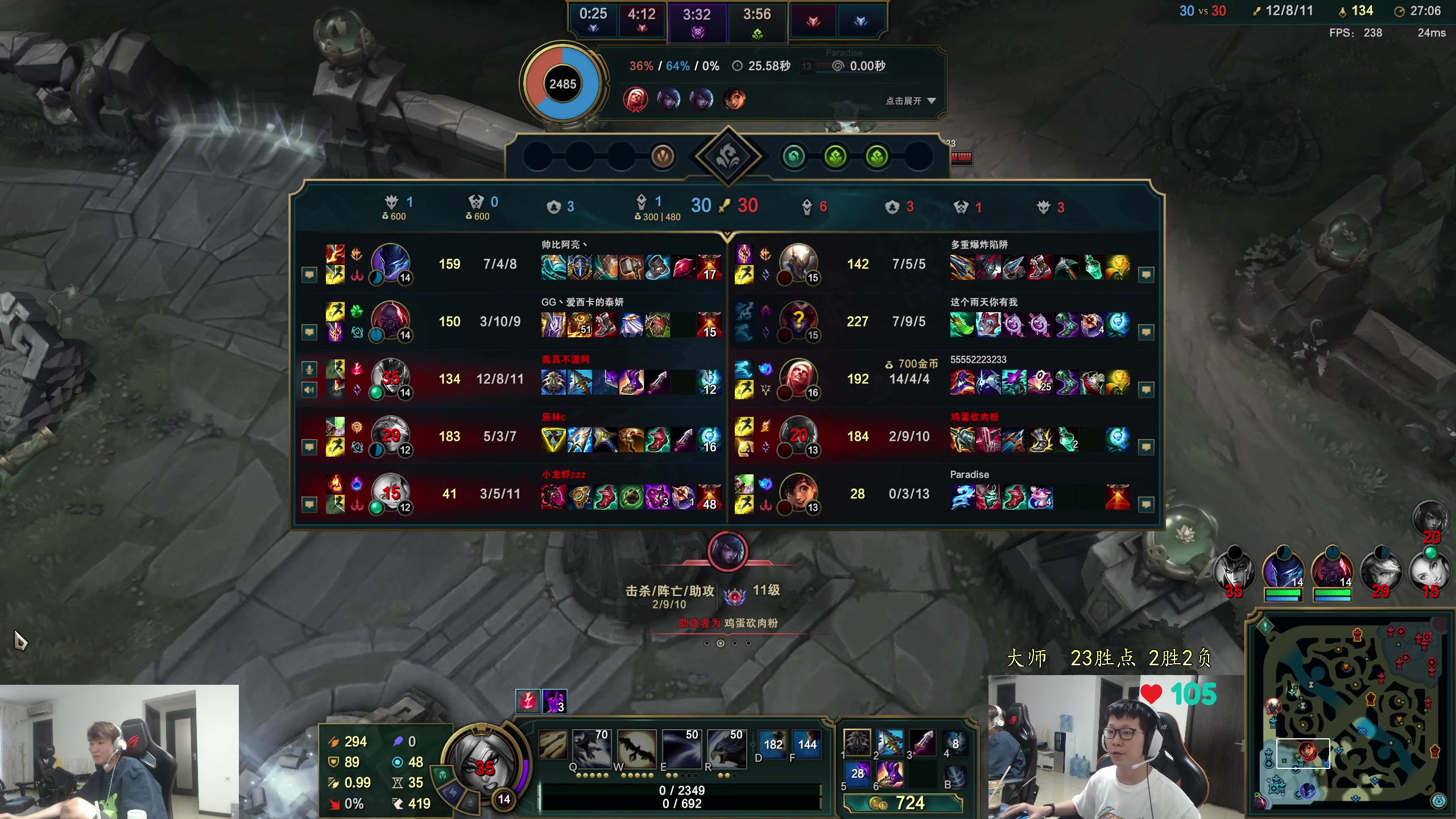 【2024-07-06 12点场】余小C真的很强：余小C：15.2战队启动