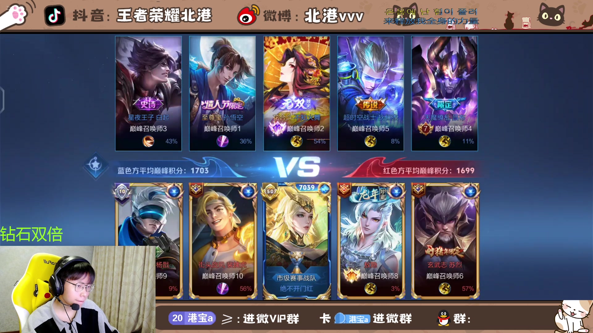 【2024-7-6 20点场】北港ovo:晚上好！！！ 10267847