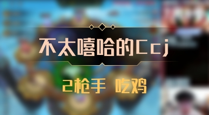 【不太嘻哈的Ccj】2枪手 吃鸡