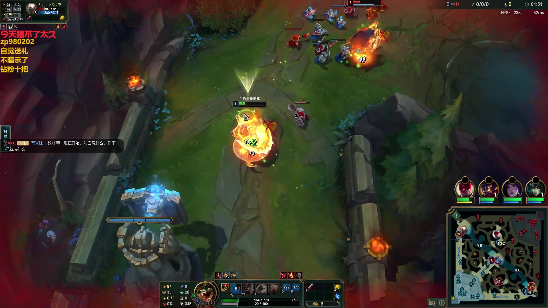 【2024-07-05 20点场】神牛教丶教主：核弹牛头法强1000WQ瞬秒