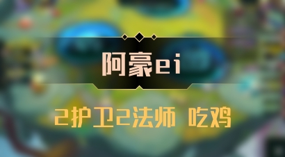 【阿豪ei】2护卫2法师 吃鸡