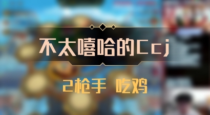 【不太嘻哈的Ccj】2枪手 吃鸡