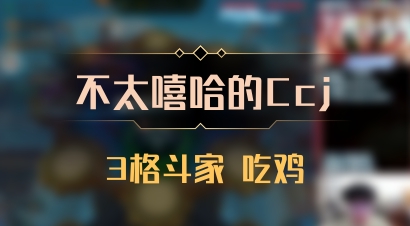 【不太嘻哈的Ccj】3格斗家 吃鸡