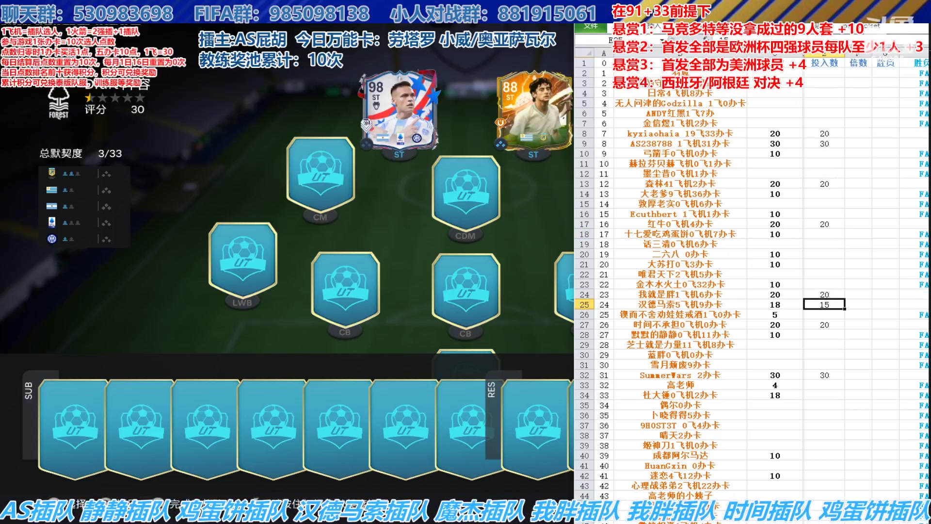 【2024-07-15 14点场】高老师爱足球：FC24征召选人，西班牙阿根廷会师！
