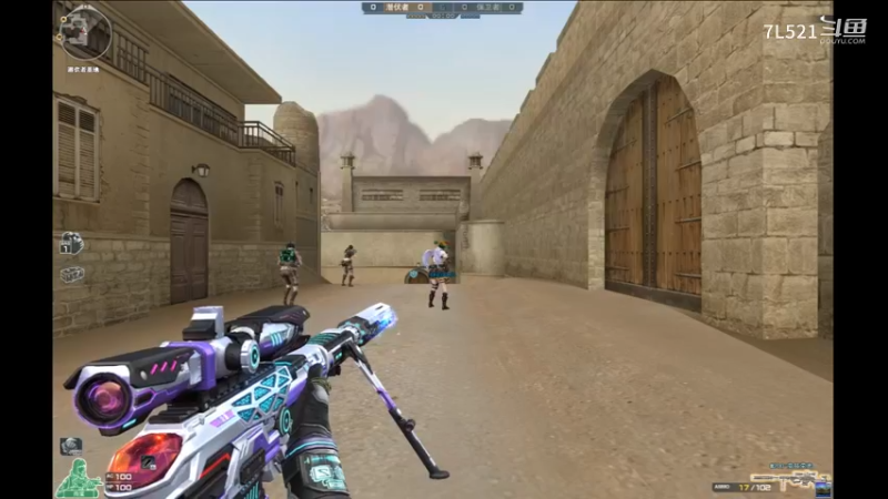 沙漠灰4杀 3个人机队友