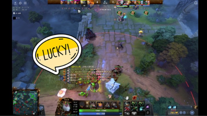 美滋滋dota2中单火枪狙击手稳稳的胜利，对线被影魔压了下后来点杀影魔后就无敌了，还有塔下丝血反杀拍拍太逗了哈哈哈
