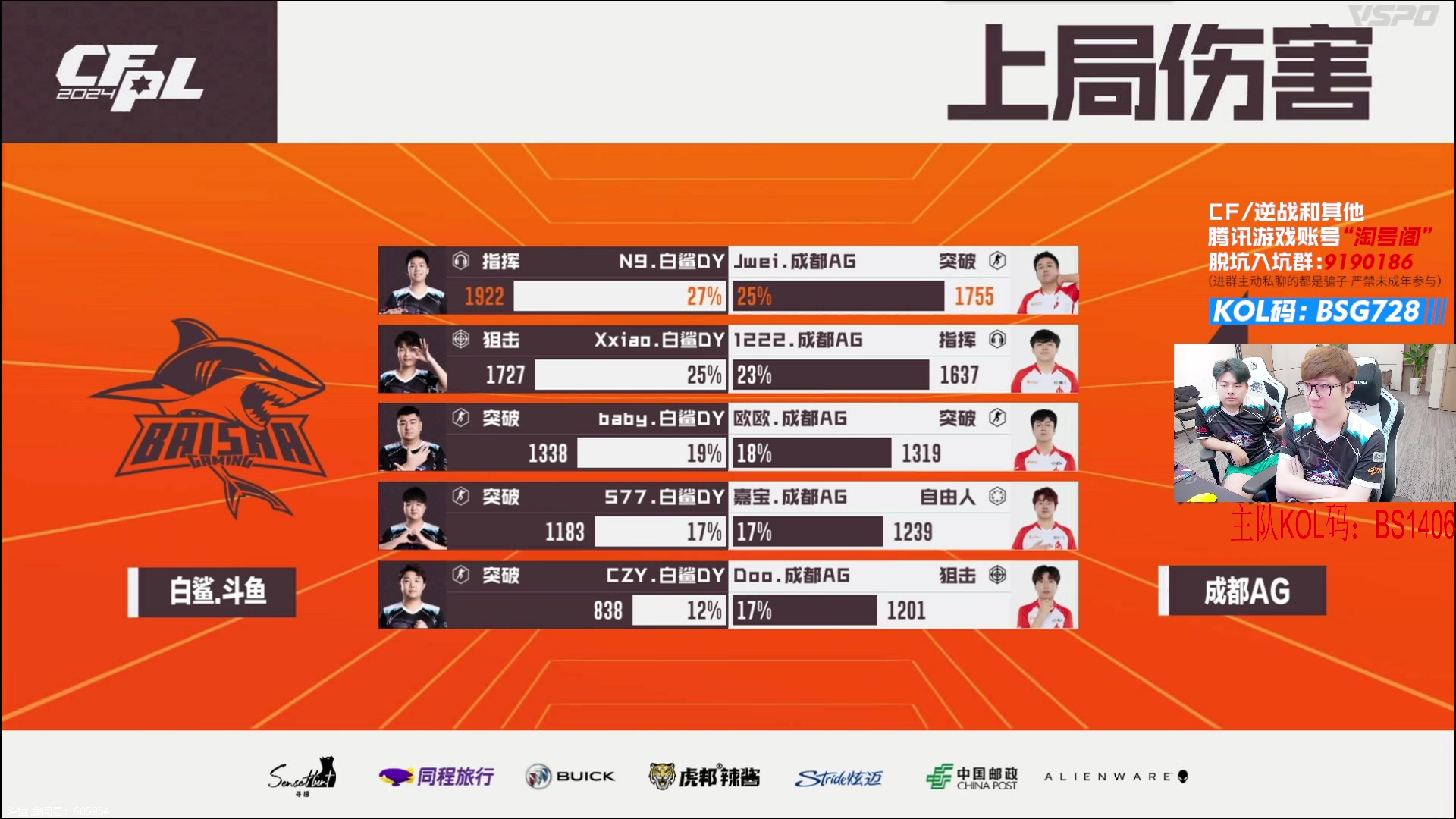 【2024-07-21 19点场】白鲨AyoM：CFPL淘汰赛白鲨加油！