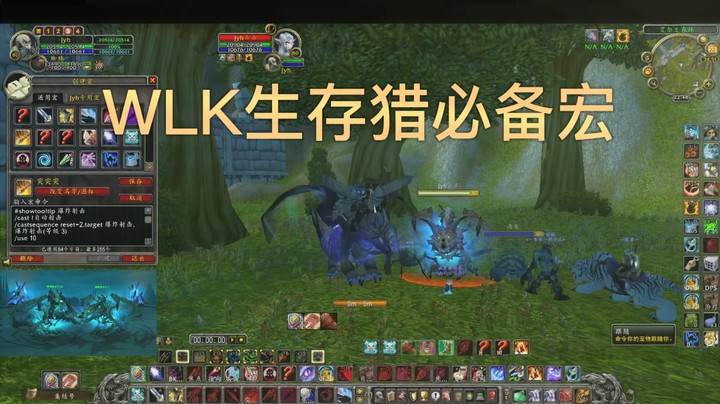 WLK生存猎必备宏 #魔兽世界 #魔兽世界怀旧服 #魔兽世界pvp