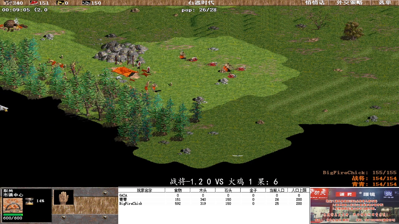 战将-1.2  3VS 1火鸡