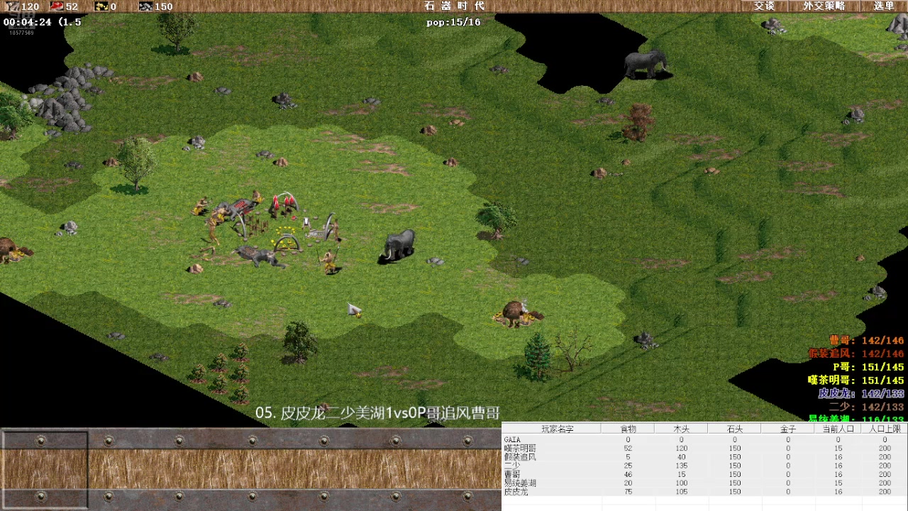 05.皮皮龙二少美湖 3vs1 P哥追风曹哥
