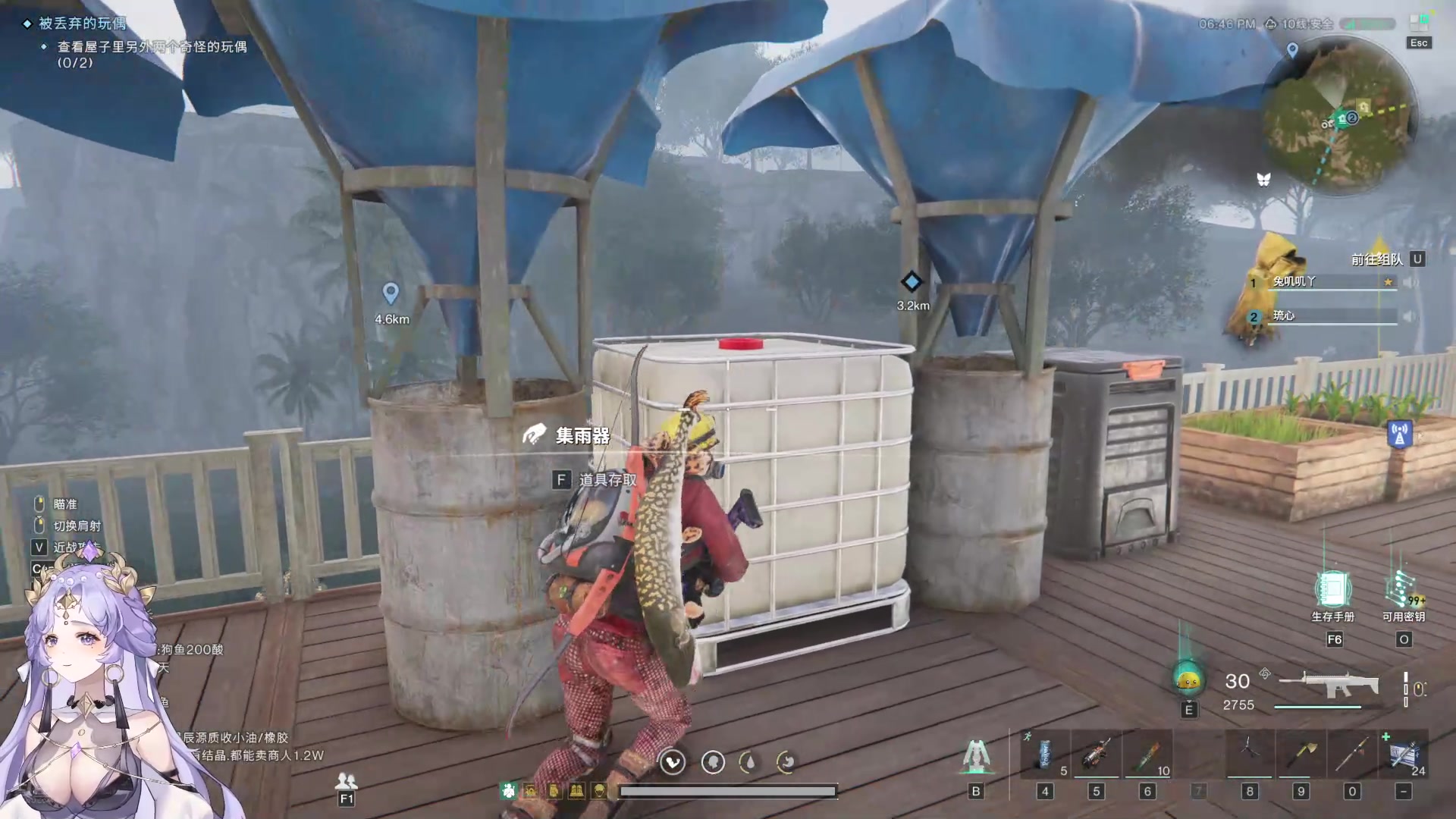 【2024-07-19 12点场】兔叽叽丫：兔叽叽沉浸式体验✨七日世界捡垃圾