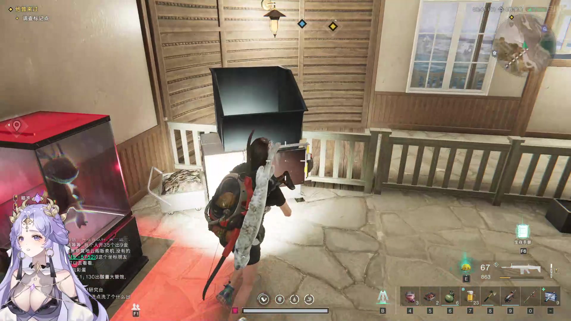 【2024-07-23 16点场】兔叽叽丫：兔叽叽沉浸式体验✨七日世界捡垃圾