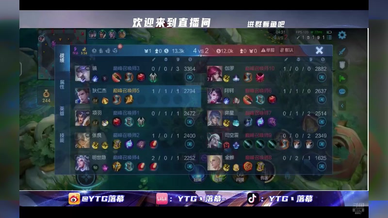 【2024-07-27 18点场】YTG丶落幕：先巅峰七点排位启动