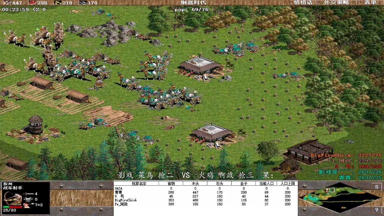 影戏 菜鸟 抢二2  VS 2 火鸡 啊政 抢三