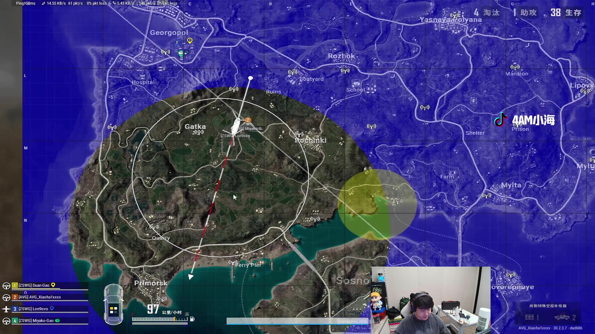 【2024-08-06 23点场】4AM小海xx丶：7点激情pubg！！