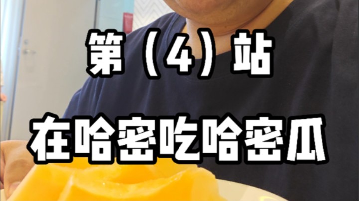 在哈密吃哈密瓜-杭州返程之旅第四篇