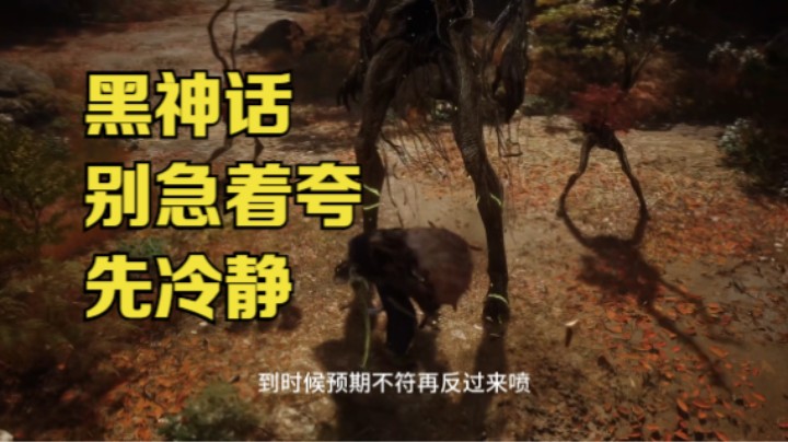 黑神话悟空别急着夸，先冷静