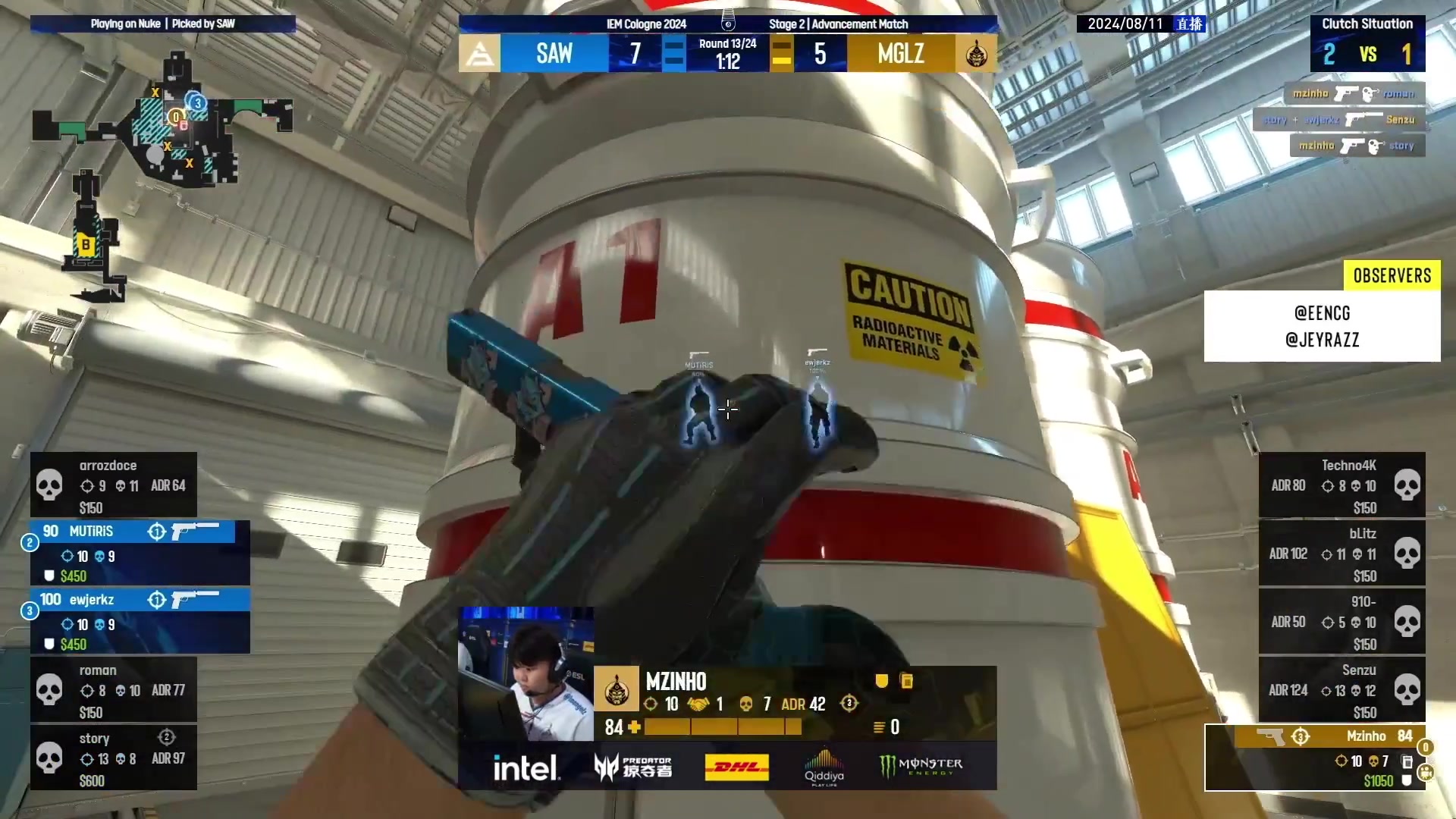 【2024-08-11 22点场】CSGO馒头：看看比赛咯6959154