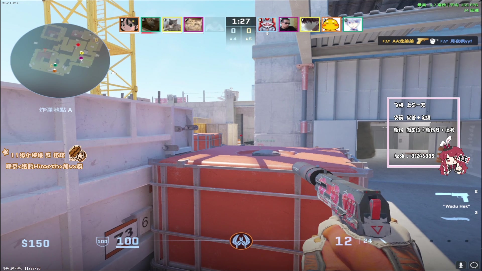 【2024-08-15 15点场】sakira丶hao：cs2杀戮！！！