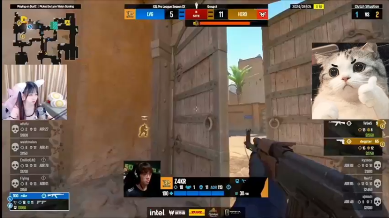 【小樱】EPLS20比赛中，张斯科责任神！