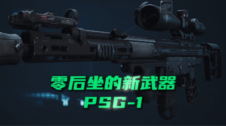 后坐力控制99的射手步枪 三角洲新晋T0枪 PSG-1 新晋T0枪 狙仔时代