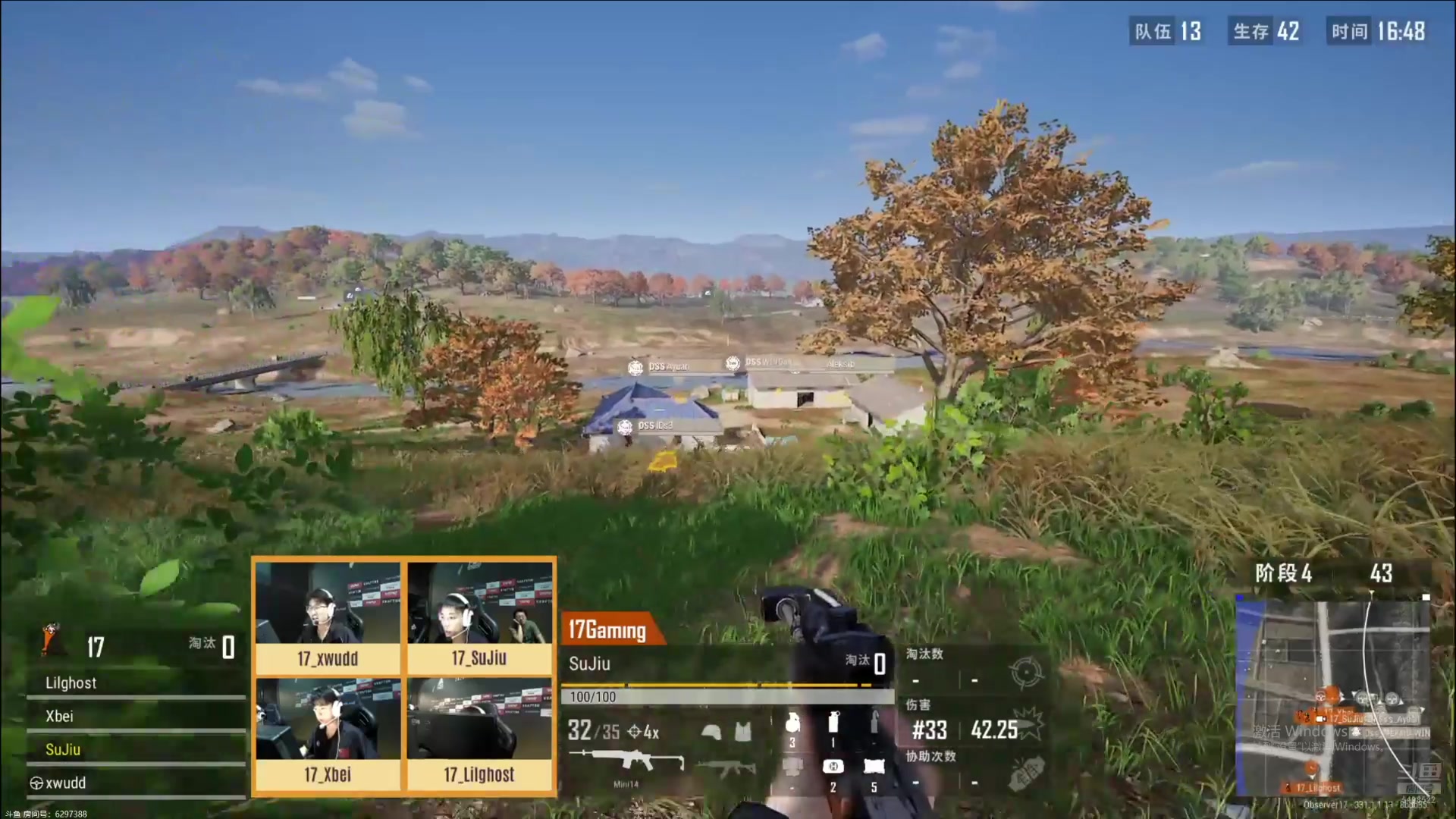 【2024-10-03 19点场】17小鬼丷：【李狗蛋】操练PUBG