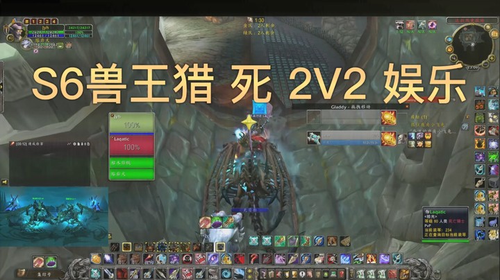 S6兽王猎死2V2娱乐 #魔兽世界 #魔兽世界怀旧服 #魔兽世界pvp