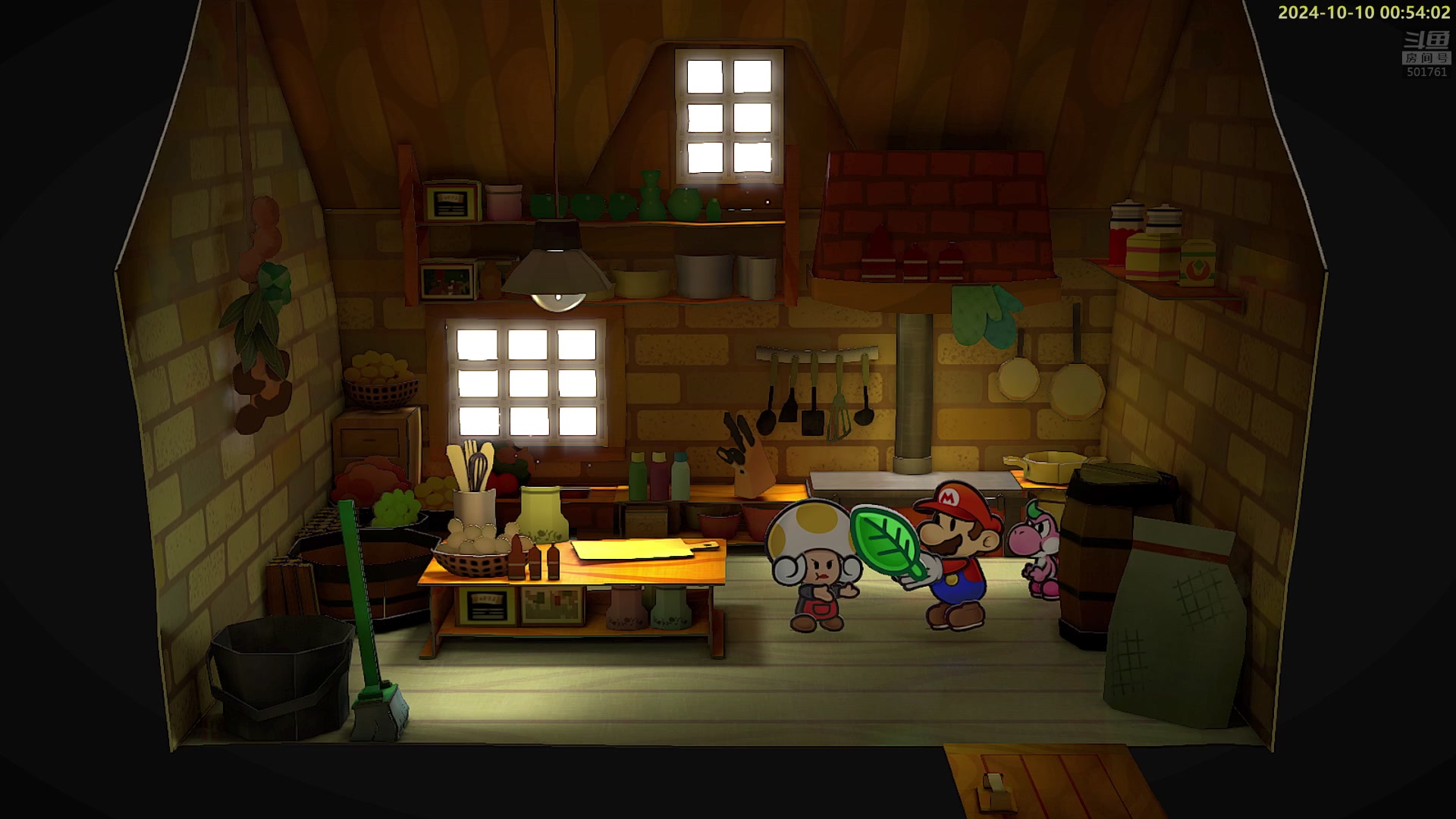 【2024-10-10 00点场】白白的胖胖呀：⭐️纸片马里奥⭐️