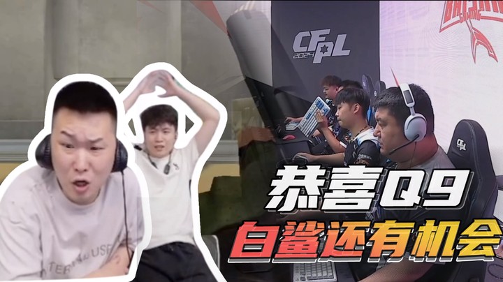 恭喜Q9，白鲨还有机会~