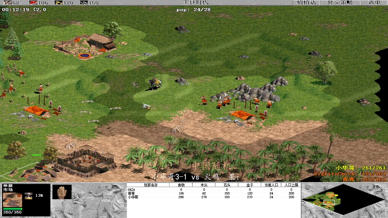 小华哥3-1 3vs 0火鸡