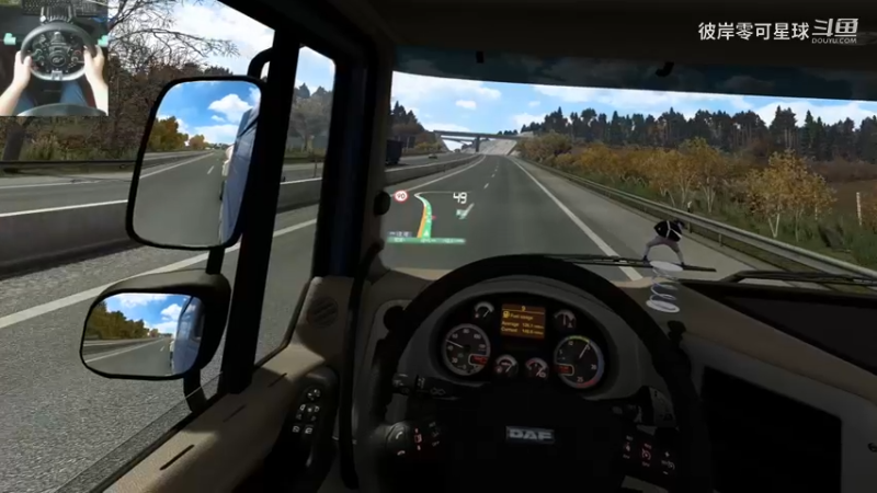 欧洲卡车模拟2 370 VR 真实经济模组 反着坐的tifa