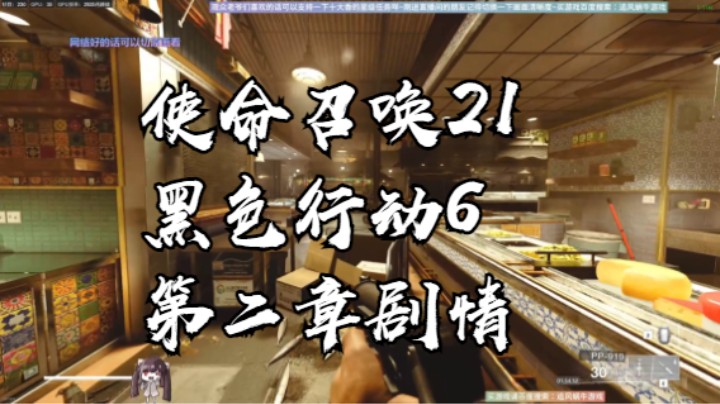使命召唤21黑色行动6第二章剧情老兵最高难度