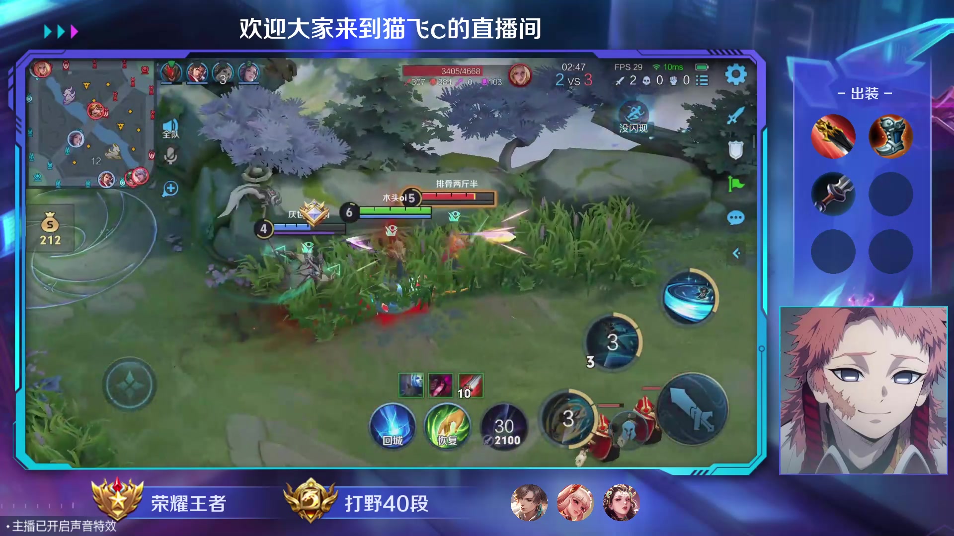 【2024-11-3 11点场】猫飞c:新手冲王者第一天