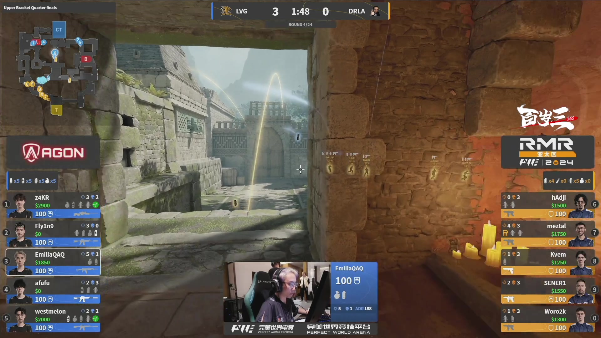 【2024-11-11 17点场】CSGO百岁三：亚洲RMR RA vs GR