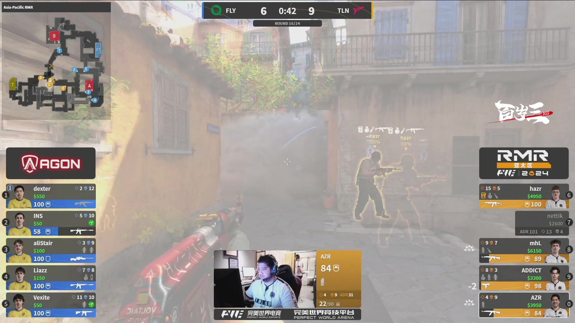 【2024-11-11 21点场】CSGO百岁三：亚洲RMR FlyQuest-Talon