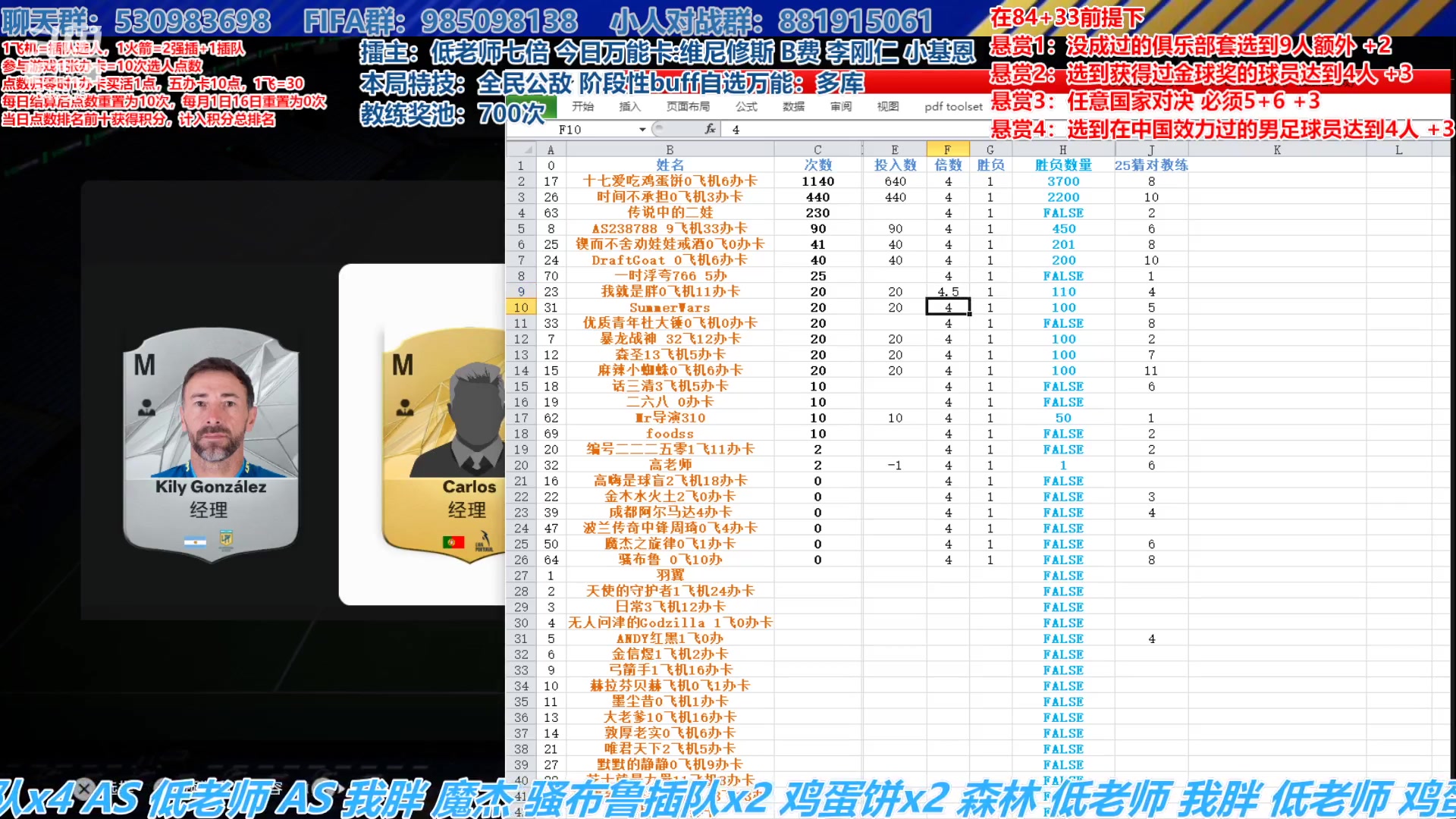 【2024-11-11 16点场】高老师爱足球：FC25征召选人，传奇涌入卡池，提分！