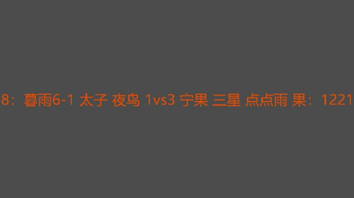 宁果组三人发挥更稳定