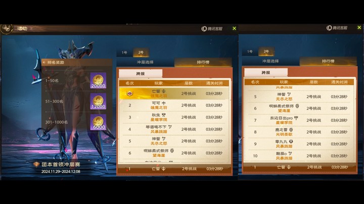 塔瑞斯世界S1赛季指引者挑战层国服竞速第一3分28