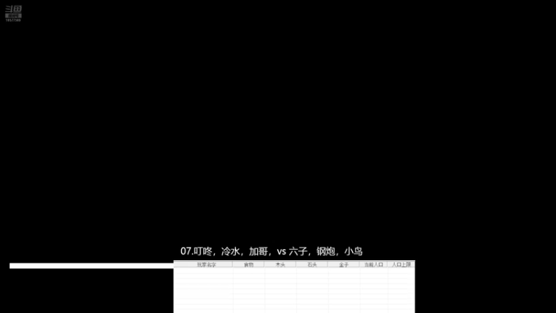 07.叮咚，冷水，加哥，0vs3 六子，钢炮，小鸟