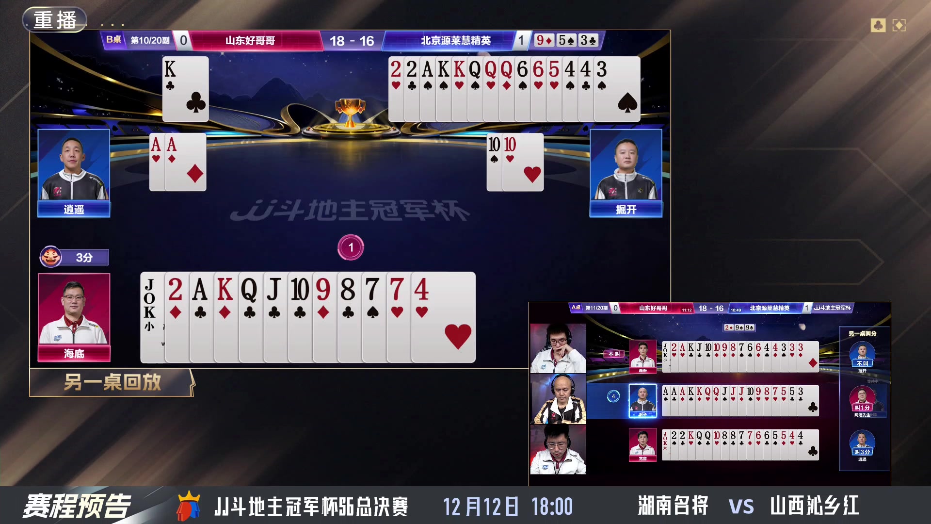 【2024-12-12 09点场】JJ斗地主官方：决赛近在眼前！谁将成为最强王者？