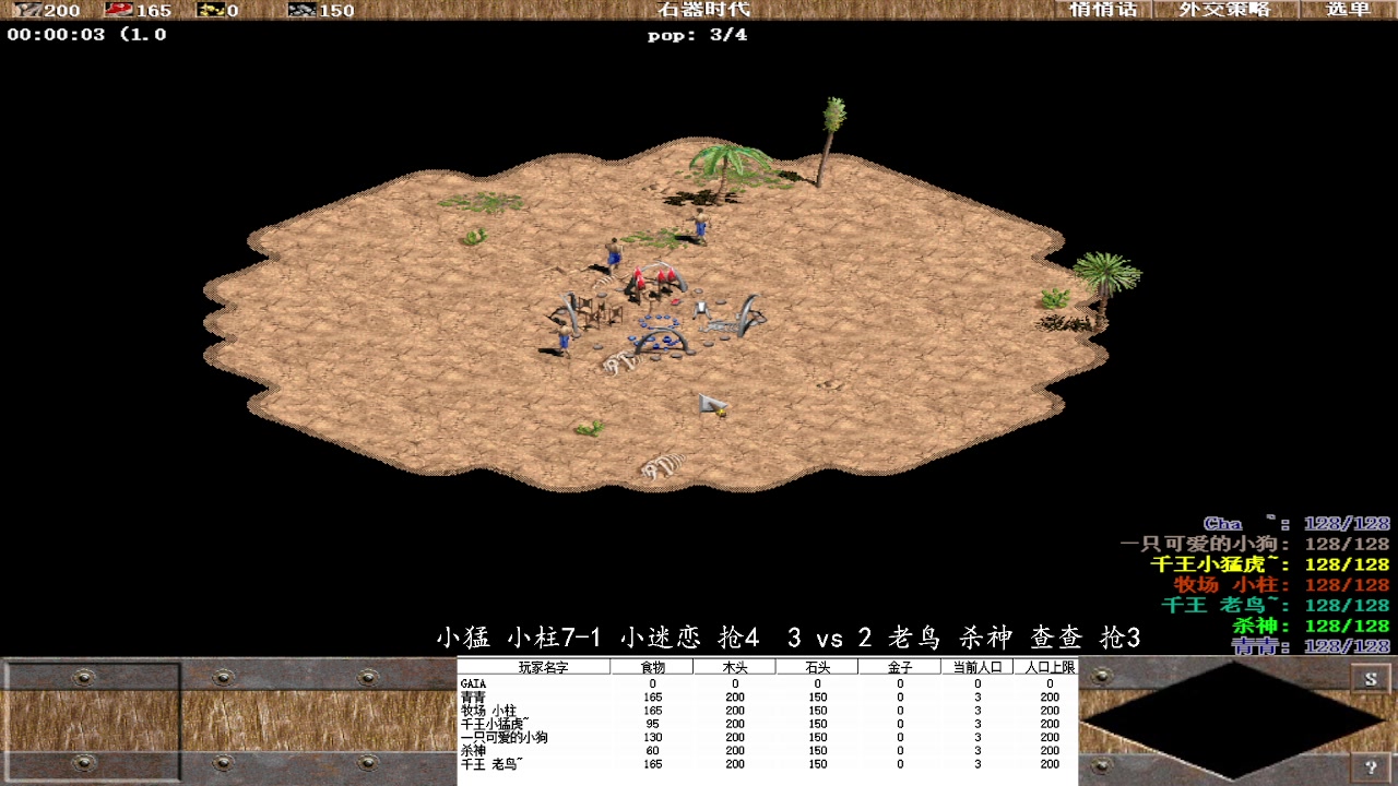 小猛 小柱7-1 小迷恋 抢3 4vs2 老鸟 杀神 查查 抢4